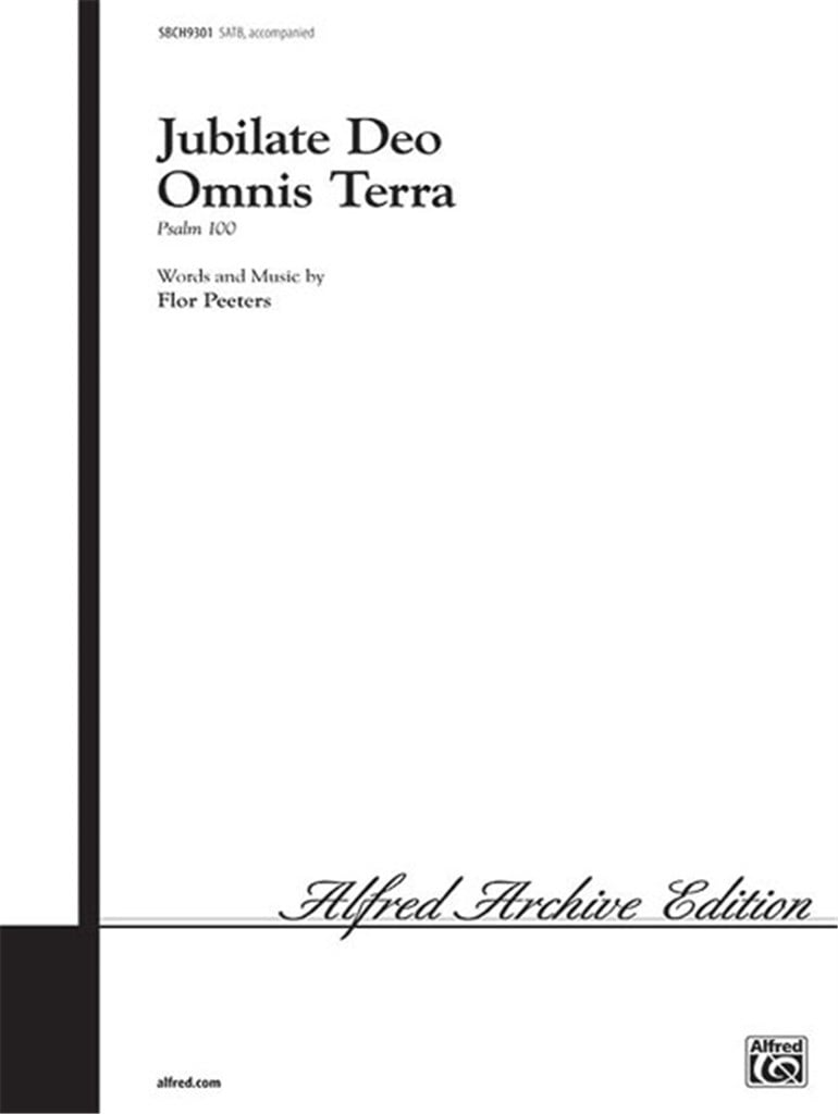 Jubilate Deo Omnis Terra